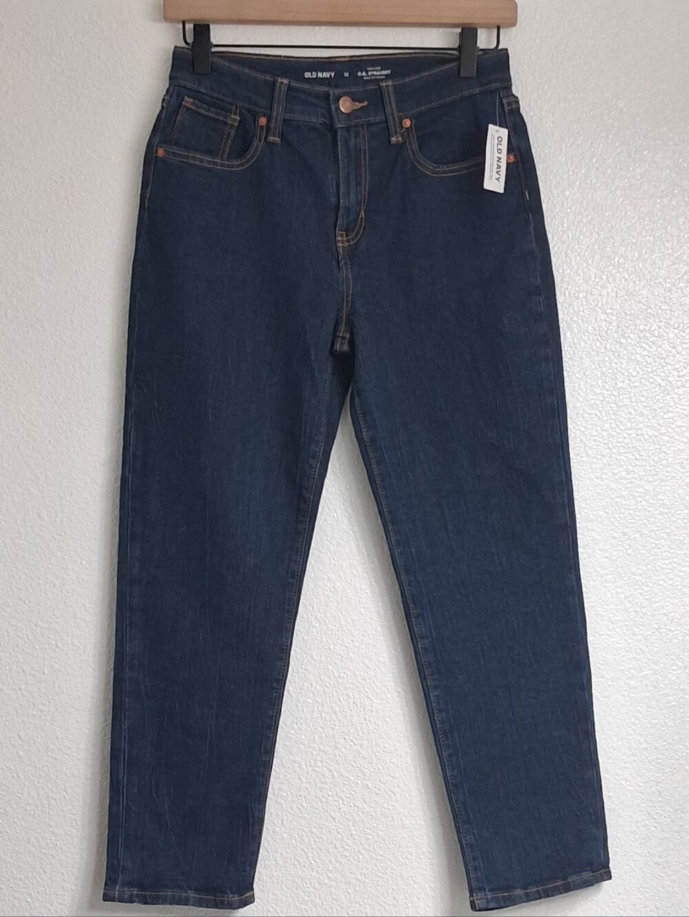 NWT Old Navy High Rise O.G. Straight Leg Girl's Jeans    Size 12